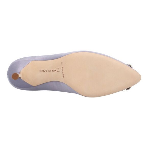 Manolo Blahnik Women violet | purple Heels - Picture 5 of 6